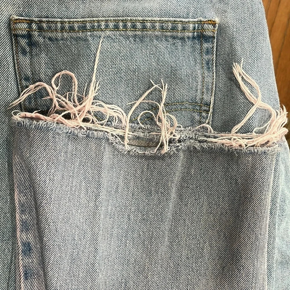 Levi's 505 straight leg faded Denim Jeans-36W